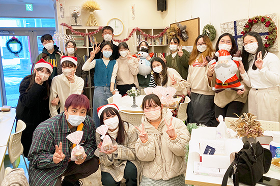 クリスマス1Dayカフェの様子