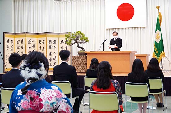 学長式辞