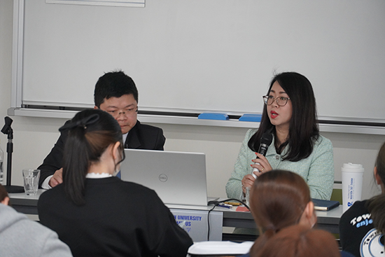 NTTUのグェン・アン・ファン（Dr. Nguyen Lan Phuong）副学長による、ベトナムの幼児教育についての講義
