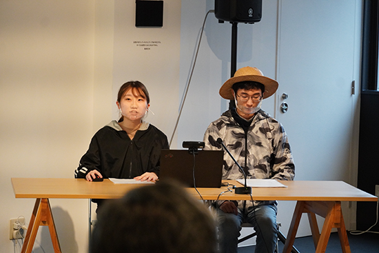 「青森中央学院大学地域応援隊」によるプレゼンテーション