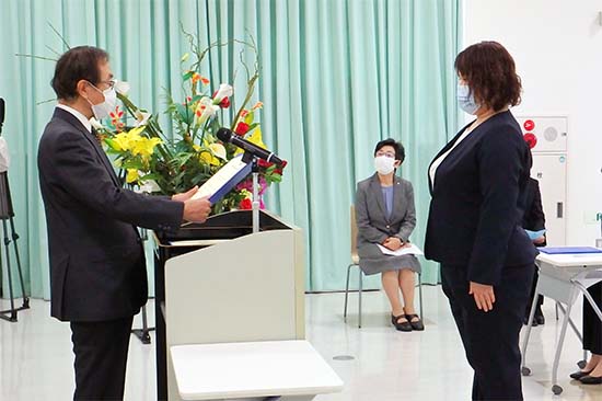 修了式の様子