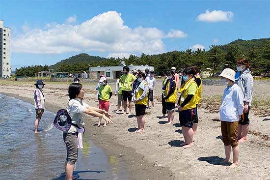 天気に恵まれたことから、ビーチでのウォーク、ヨガも行うことができました。