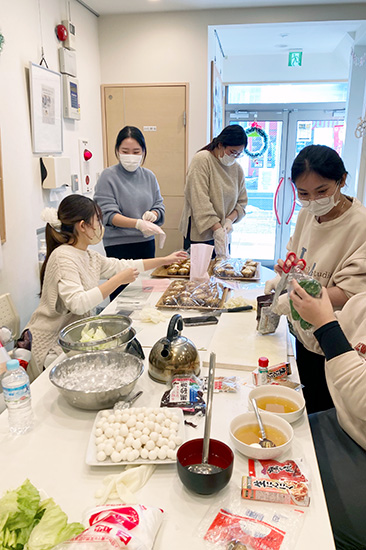 クリスマス1Dayカフェの様子