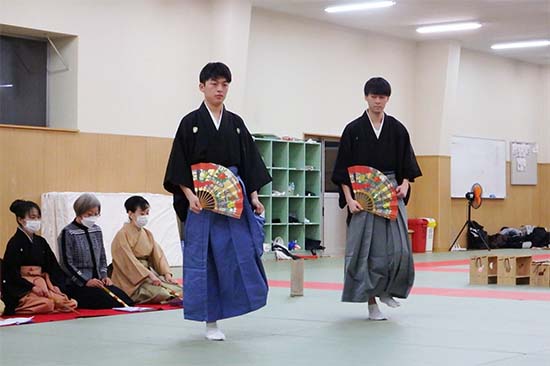 「見台納めの会」の様子