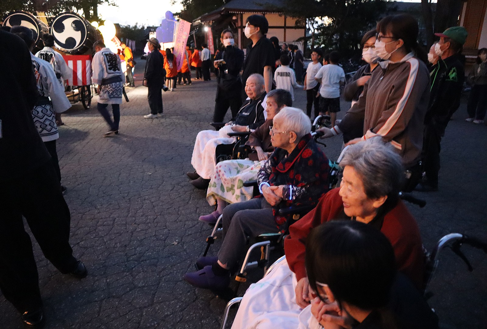 特別養護老人ホーム三思園の皆さんもいらっしゃいました
