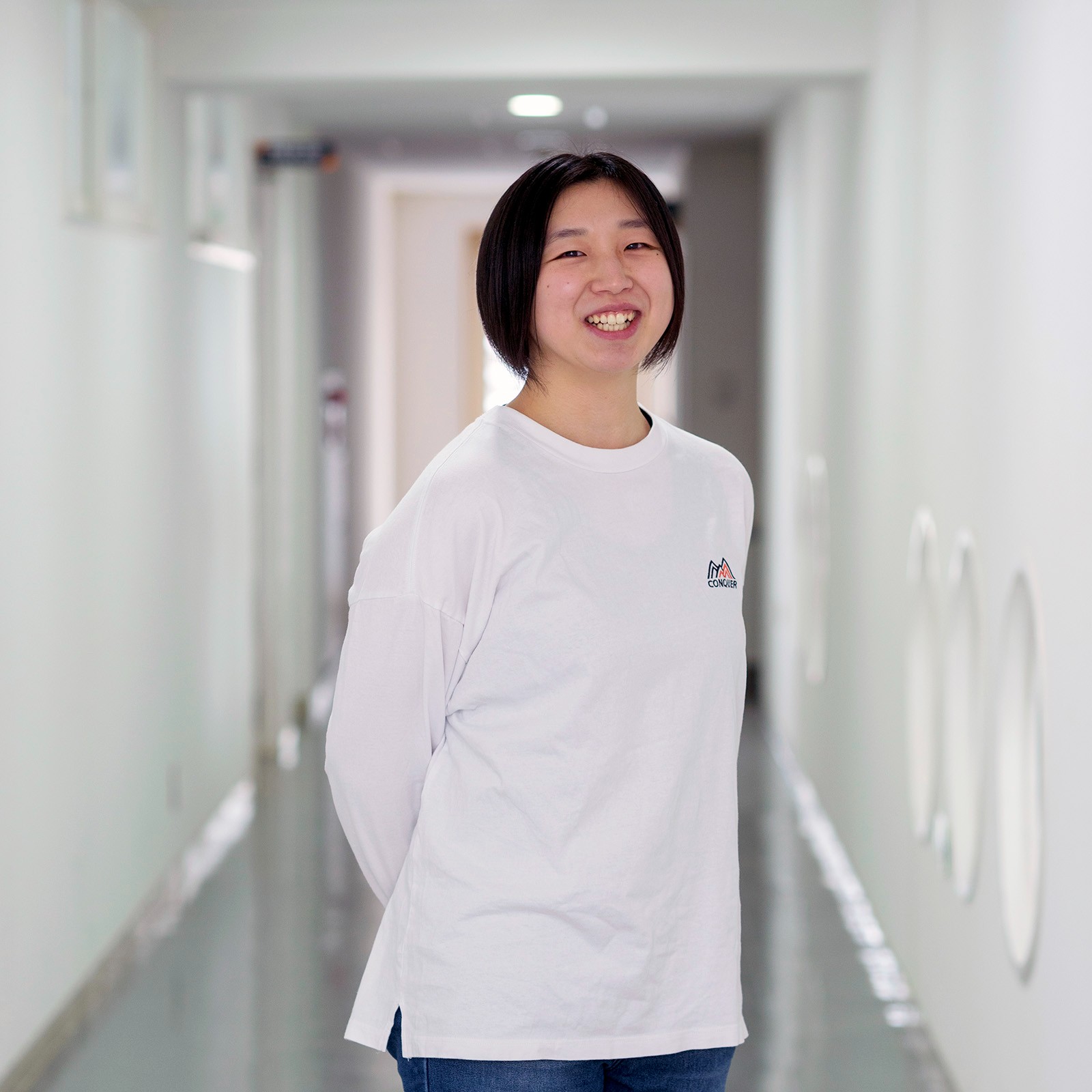 秋元美咲さん（弘前実業高校出身）