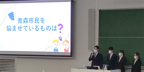 日本経済学生ゼミナール大会決勝戦の様子