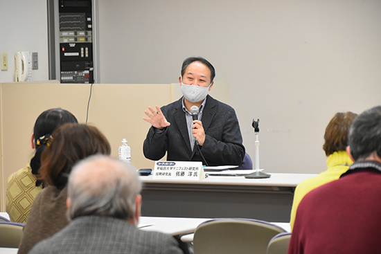 早稲田大学マニフェスト研究所 招聘研究員の佐藤淳さん（元 青森中央学院大学准教授）