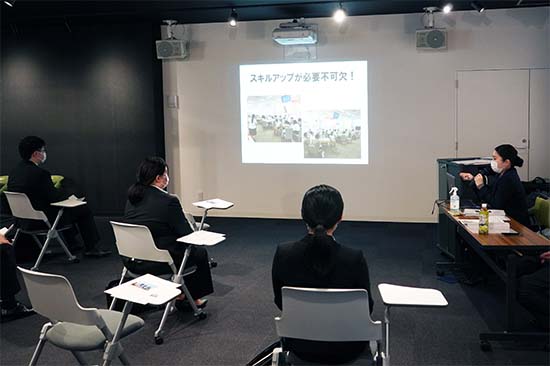 2021年度 学内企業就職セミナーの様子