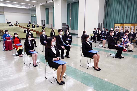 式典の様子
