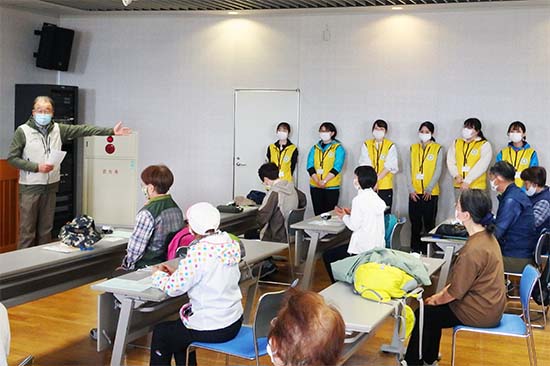青森市浅虫地区のドイツ式健康ウォーキングに参加し、ガイドサポーターを務めました。