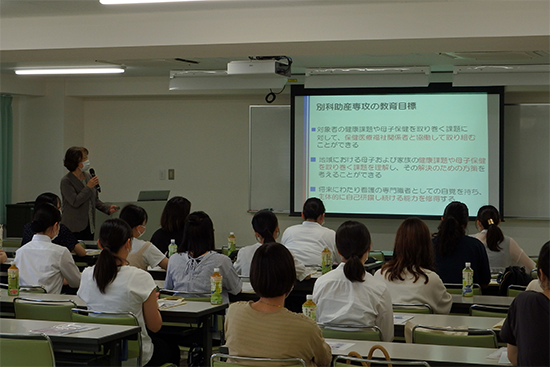 オープンキャンパス：別科助産専攻の様子