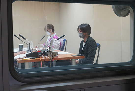 NHKラジオ「今、青森の防災を考える」に出演した中村智行准教授
