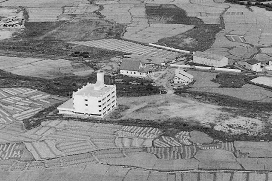 1970年：青森中央女子短期大学開学当時のキャンパス