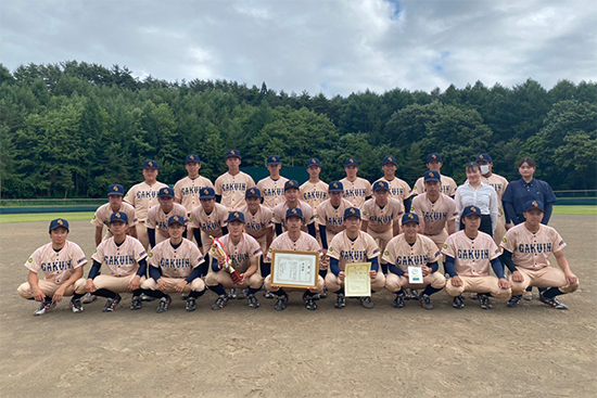 【硬式野球部】北東北大学野球連盟 新人戦　準優勝