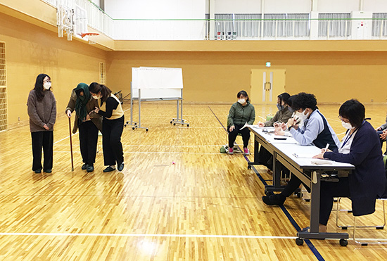 2022 AOMORI 国際介護技術コンテストの様子