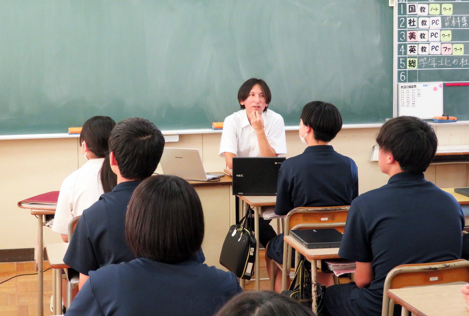 中村智行准教授が青森北中学校で防災に関する講義を行いました