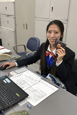 森田 彩夏さん（青森東高校出身）