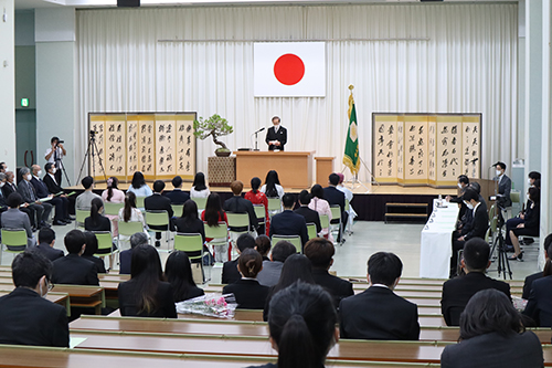 学位記授与式（秋期入学生対象）