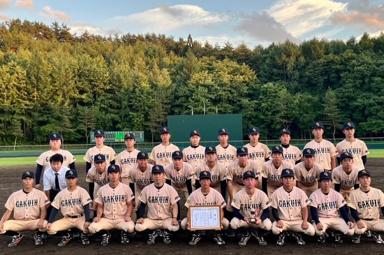 北東北大学野球連盟 新人戦 準優勝