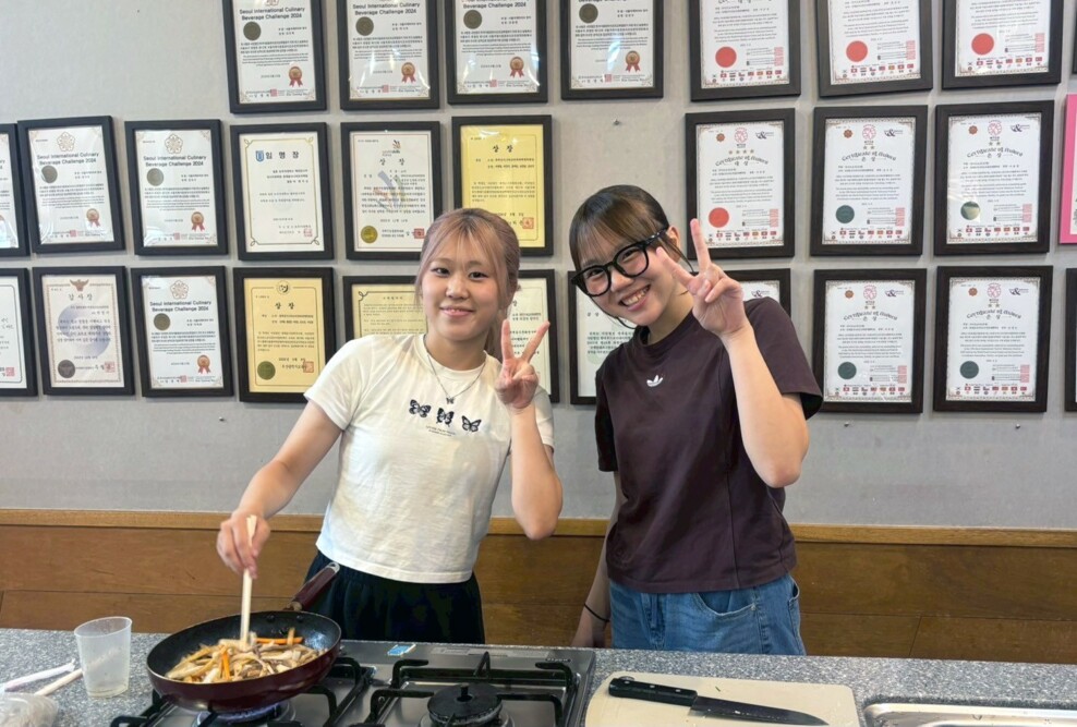 看護学部の学生が釜山外国語大学校春夏季韓国語短期研修に参加しています