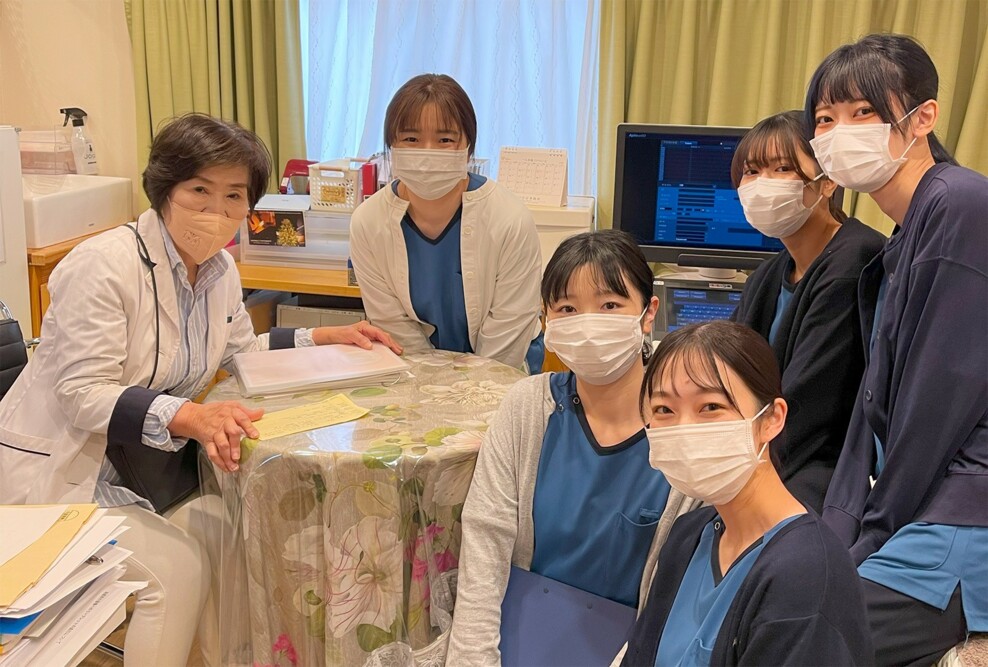 助産管理の授業で助産院を見学に行きました