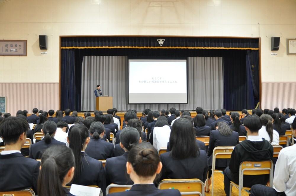 青森南高校で高大連携講義＜探究学習：プレゼンテーション演習＞「研究からみた探究学習の進め方」を行いました（10/27）