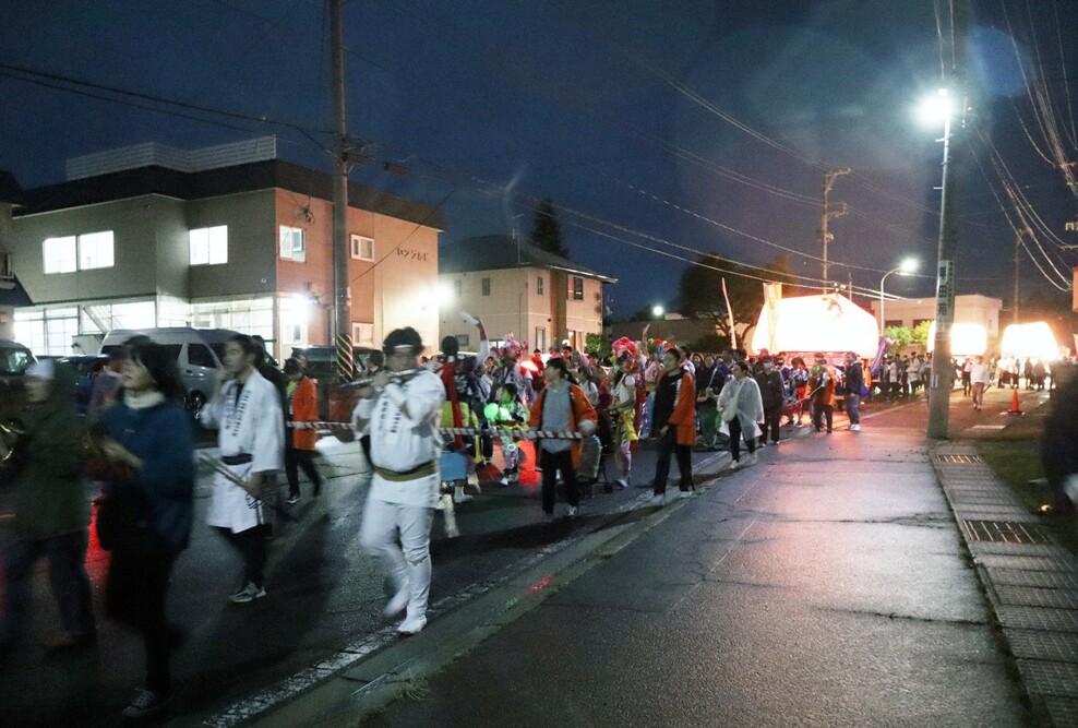 「横内秋ねぶた」を運行しました（9/22）