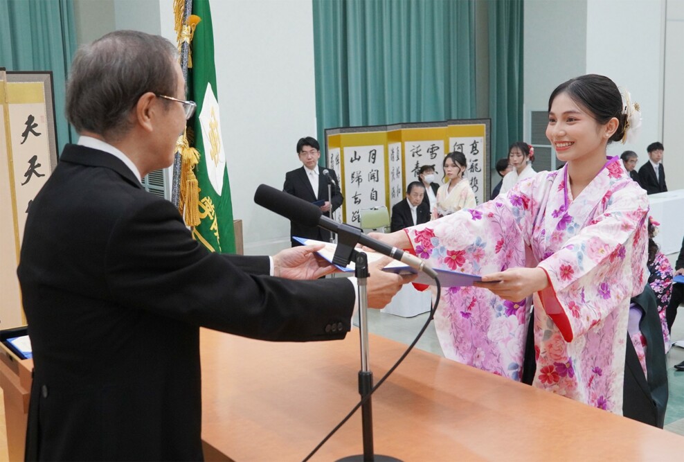 2025年度 青森中央学院大学 秋季学位記授与式を挙行しました