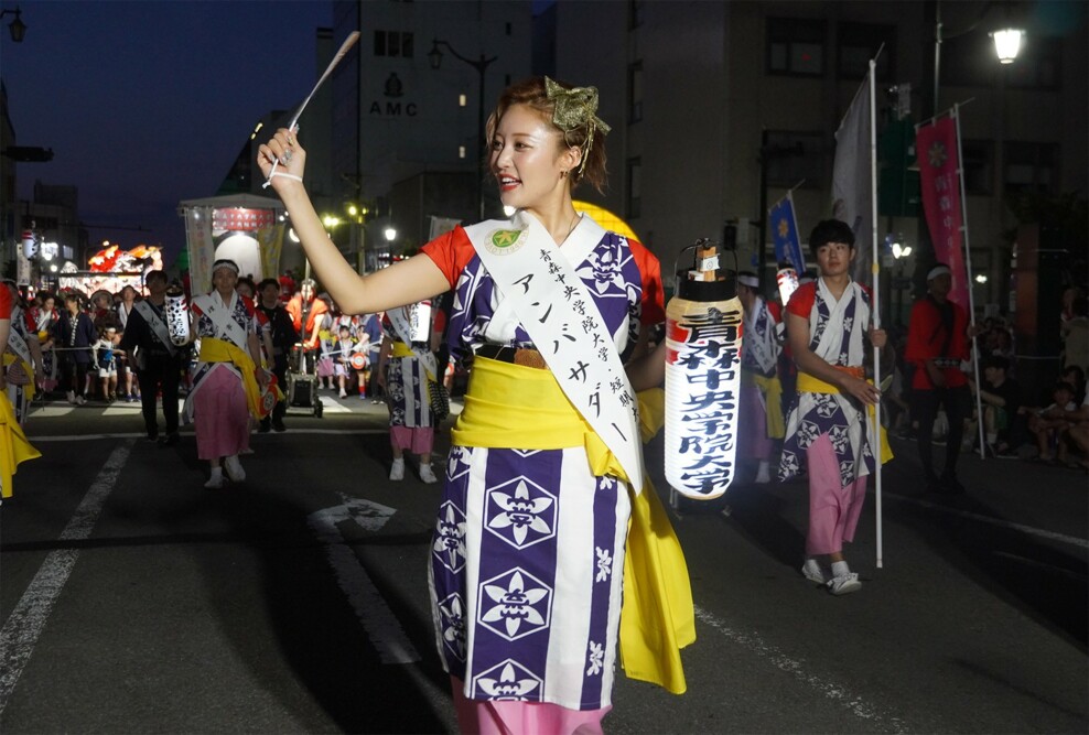 2025年度 青森ねぶた祭にアンバサダーを務める王林さんが参加しました